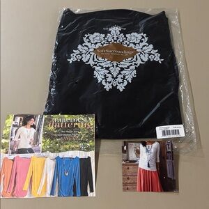 Soft Surroundings Complimentary Ruched Top NWT Size XS Long Sleeve